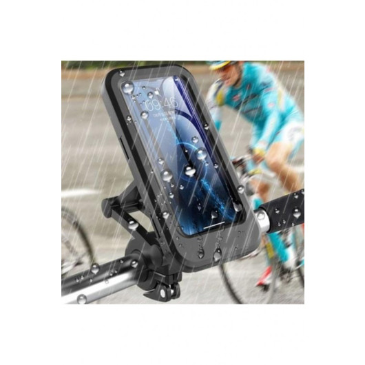 Adjustable Waterproof Portable Magnet Motorcycle , Bicycle Phone Holder