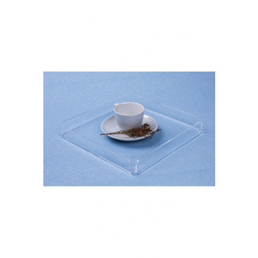 صينية بلكسي مقاس 20 × 20 سم لتقديم الشاي والقهوة