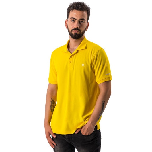 Men's Polo T-Shirt-Yellow