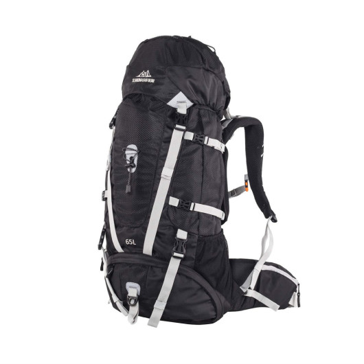 Hiking Backpack 65 Liters, Black Color