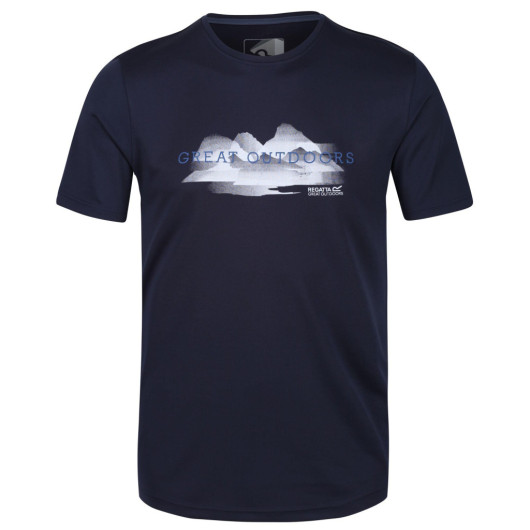 Regatta Fingal V Men's T-Shirt-Dark Blue