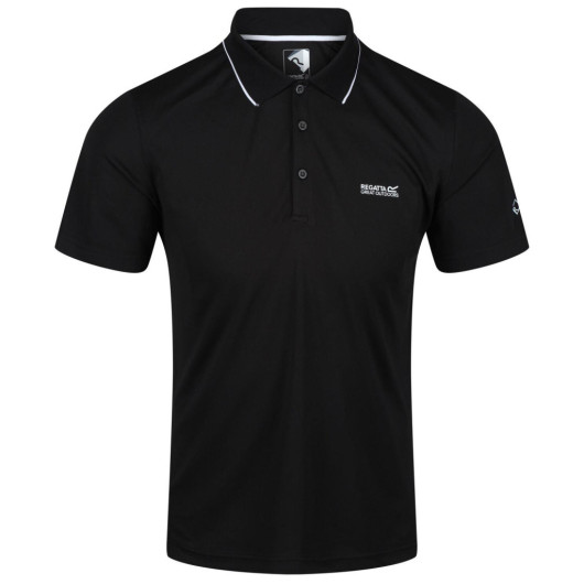 Regatta Maverik V Polo Neck Men's T-Shirt-Black