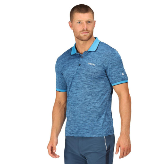 Regatta Remex Ii Men's Polo Neck T-Shirt-Blue