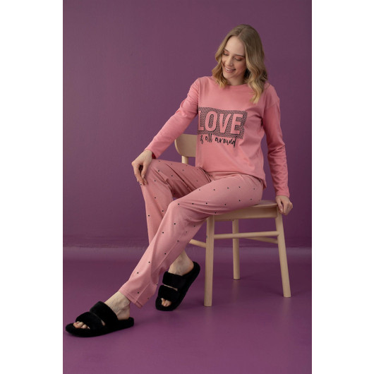 Women's Love Pajamas Set