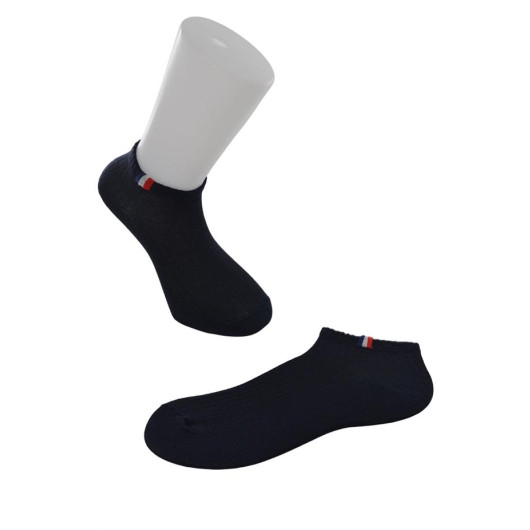 Men's Comfortable Flexible Durable Strip Patterned Cotton 3 Pcs Derby Booties Socks