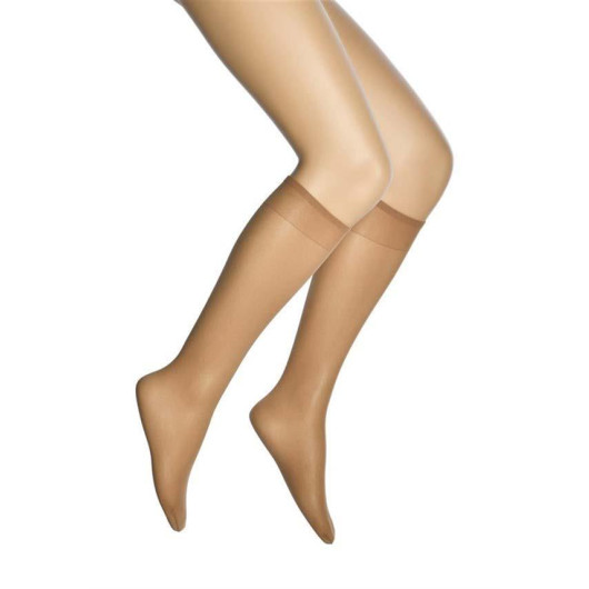 Dore Women's Great Fit Elastic Durable 30 Den Pant Knee High Socks