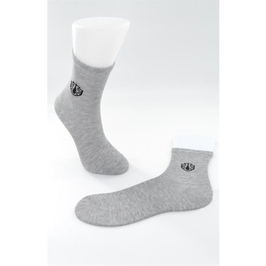 Lius Arma Patterned Boy Socks Gray
