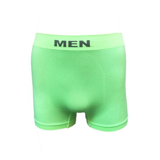 Men's Patterned Boxer Neon