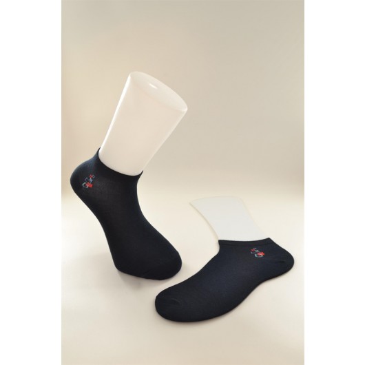 Men's Economic Sports Geometric Embroidery Booties Socks