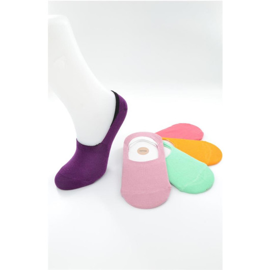 5 Pcs Women's Colorful Classic Ballet Socks (36-41)