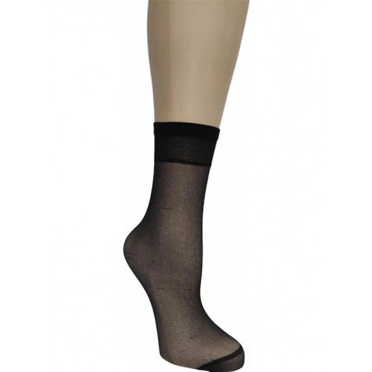 Müjde Women 20 Den Matte Toe Reinforced Durable Flexible Socks