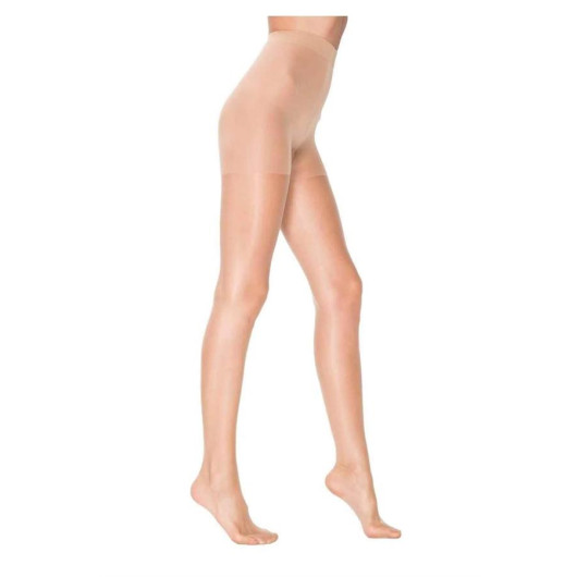Müjde Women 24 Pcs 15 Den Thin Shiny Toe Reinforced Durable Flexible Tights Wrapping The Body