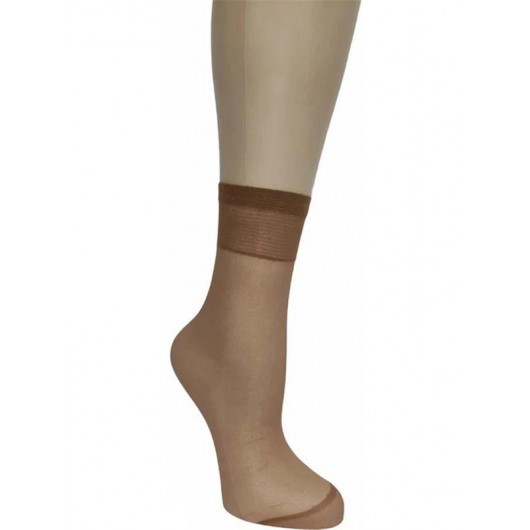 Müjde Women 6 Pcs 20 Den Matte Toe Reinforced Durable Flexible Socks