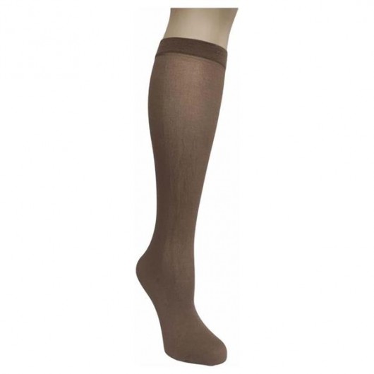 Müjde Women 6 Pcs 70 Den Matte Toe Reinforced Durable Flexible Knee Length Pant Socks