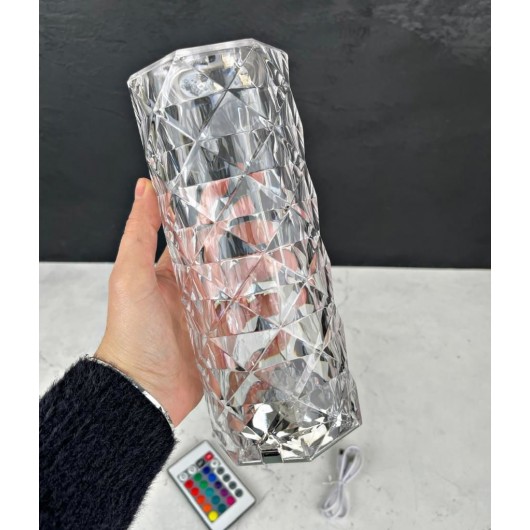 16-Color Touch Crystal Table Lamp
