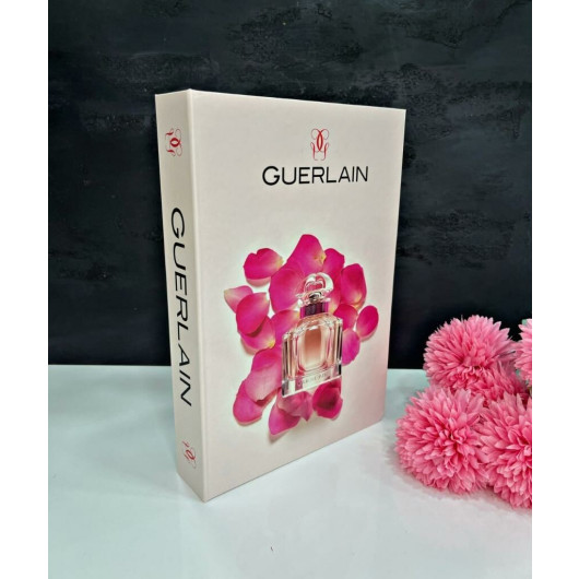 Book Box With A Picture Of A Pink Perfume Bottle