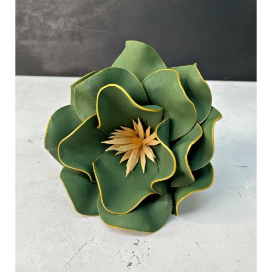 Latex Eva Flower Green