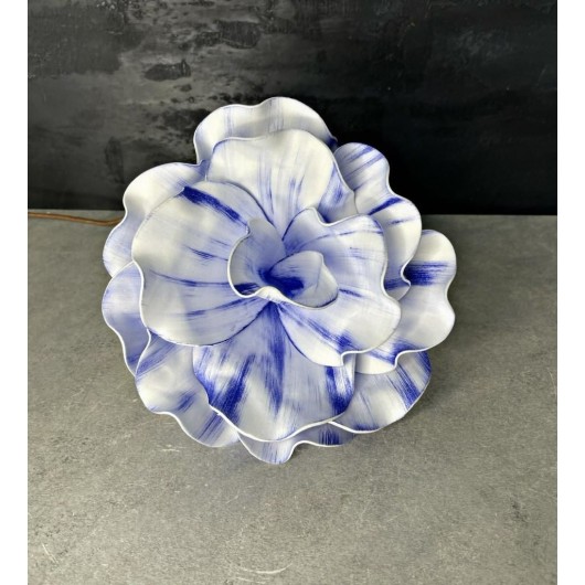 Decorative Artificial Latex Flower, Blue