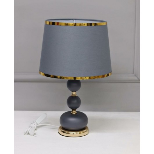 Top Leg Modern Lamp Gray Gold