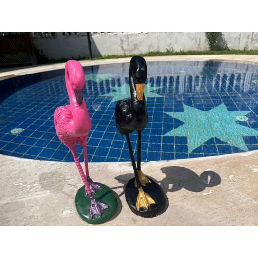 Decorative Flamingo Poolside Ornament 2-Pack