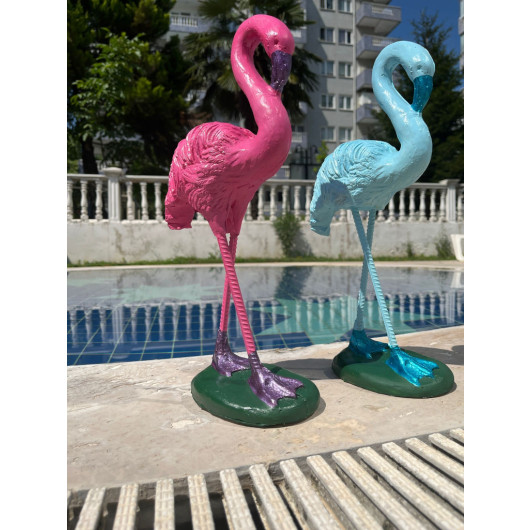 Decorative Flamingo Poolside Ornament 2-Pack