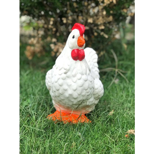 Decorative Cute Chicken And Rooster Garden Ornament