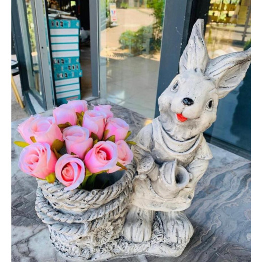 Decorative Rabbit Garden Figurine / Statue Set Of 2