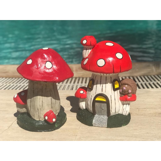 Mushroom House & Cute Mushroom 2 Pack