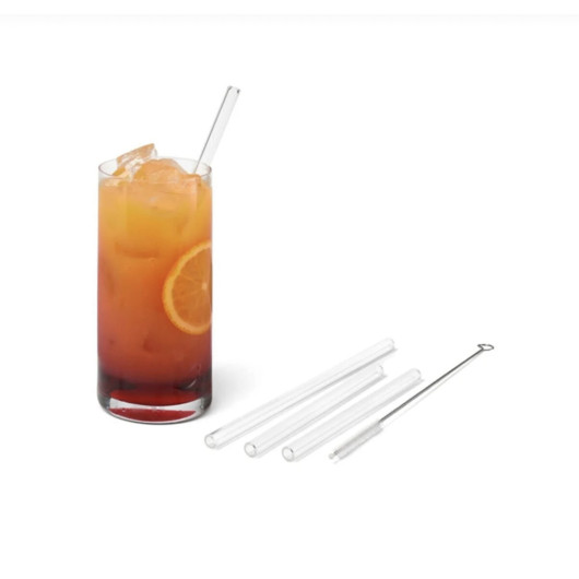 Transparent 3-Piece Glass Straight Pipette And Brush Set