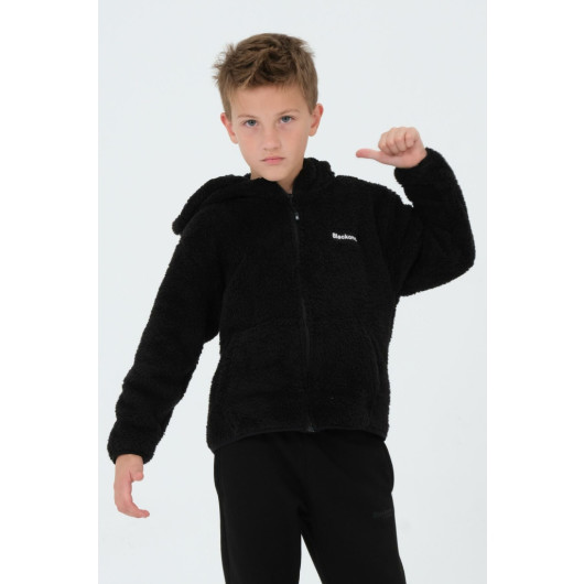 Boys Plush Cargo Pocket Top