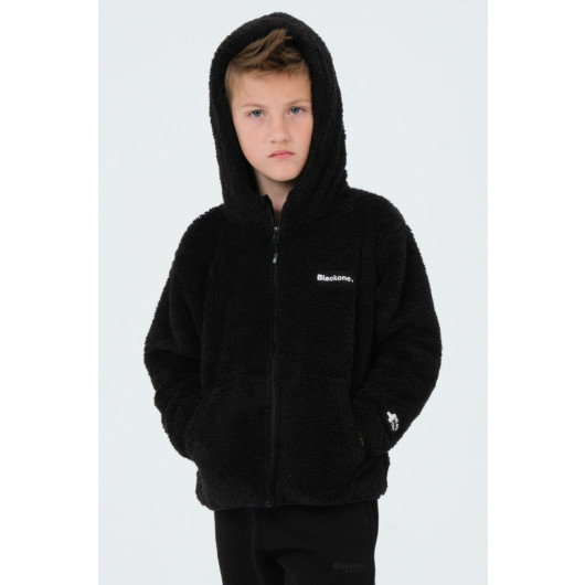 Boys Plush Cargo Pocket Top