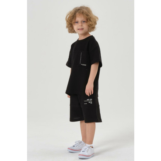 Boy Shorts Crew Neck Top Set