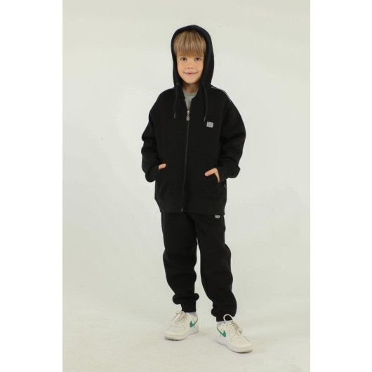 3 Piece Hooded Boy Tracksuit