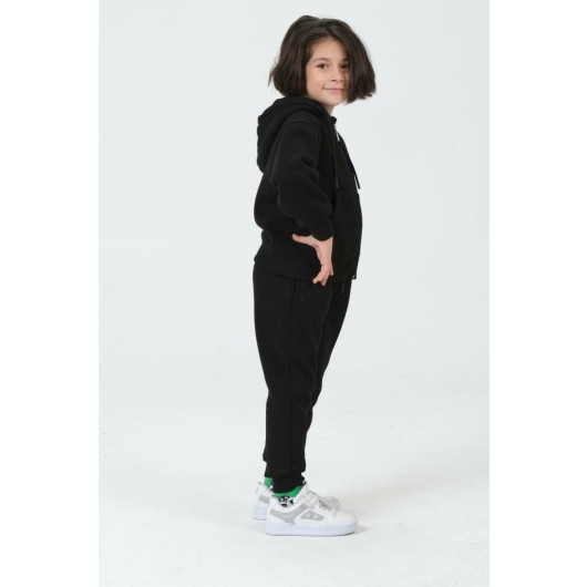 Girls Hooded Tracksuit Set