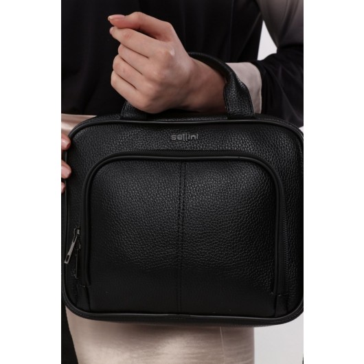 Notebook Tablet And Document Bag 12'' Inch Unisex Black
