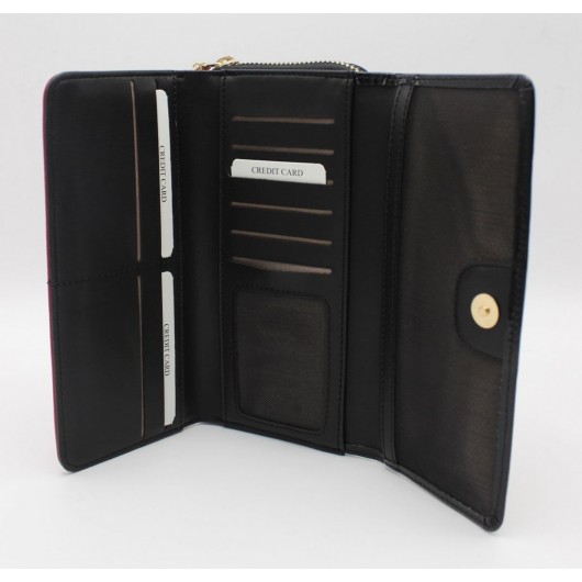 Women's Wallet Multi-Compartment Black