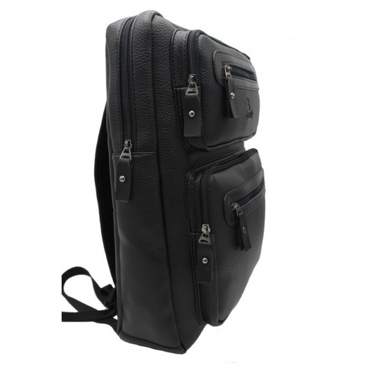 Multi-Eye Unisex Black Backpack 196