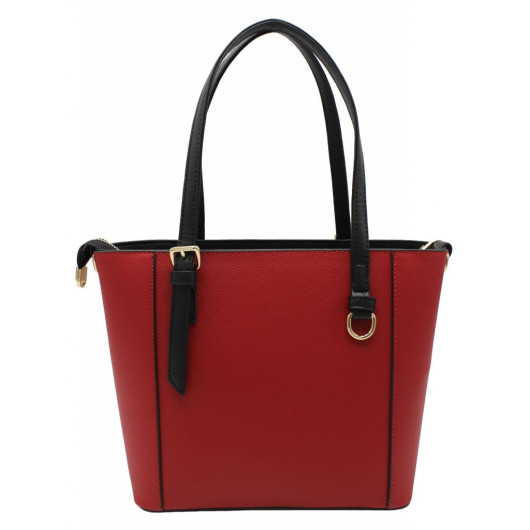 Women's Hand, Shoulder And Crossbody Bag Wallet Accessories Red-Black