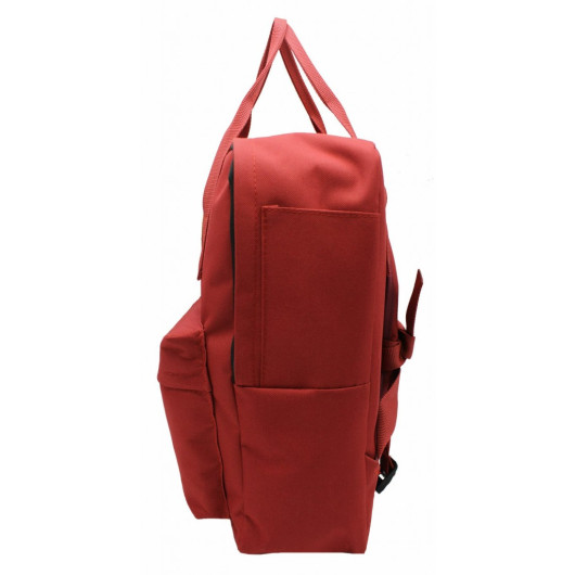 حقيبة ظهر للجنسين قماش إمبرتيكس مقاوم للماء لون احمر