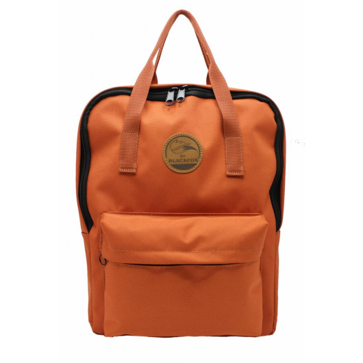 Imperteks Fabric Waterproof Unisex Orange Backpack