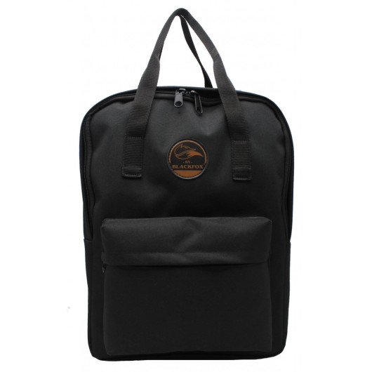 Imperteks Fabric Waterproof Unisex Black Backpack