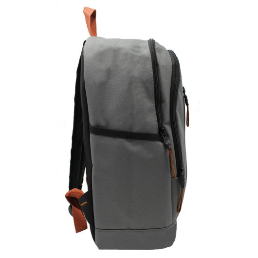 Unisex Backpack Impertex Fabric Waterproof Gray