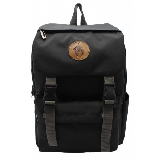 Waterproof Impertex Fabric Unisex Black Backpack