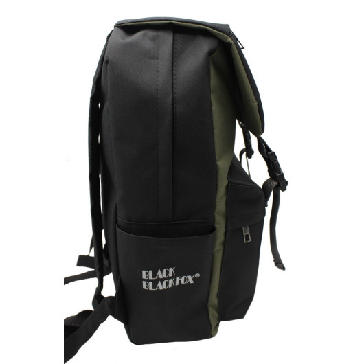 Waterproof Impertex Fabric Unisex Black-Green Backpack