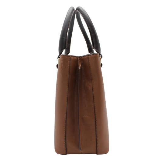 Taba-Brown Women's Shoulder And Handbag