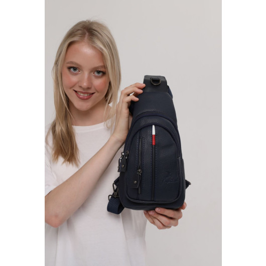 Unisex Navy Blue Shoulder Bag Body Bag