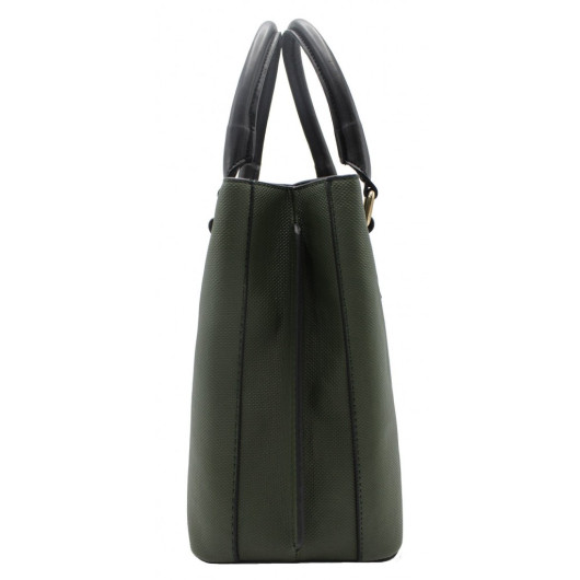 Women's Shoulder And Handbag Green-Black