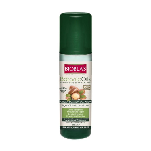 Bioblas Botanic Oils Argan Oil Liquid Hair Conditioner 200 Ml For All Hair Types