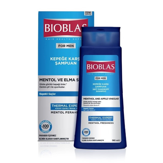Bioblas Thermal Expert Men Anti-Dandruff Shampoo 360 Ml