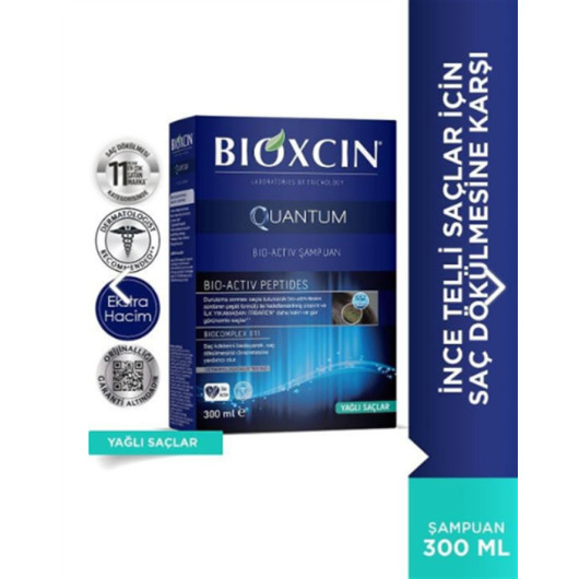 Bioxcin Quantum Oil Shampoo 300 Ml
